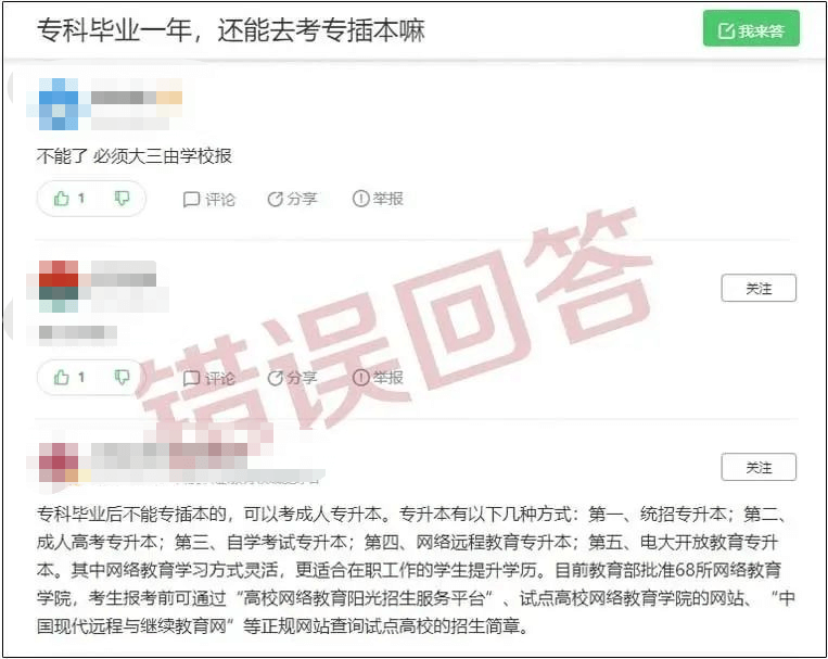 2025年考生需了解：关于专插本的错误答疑!